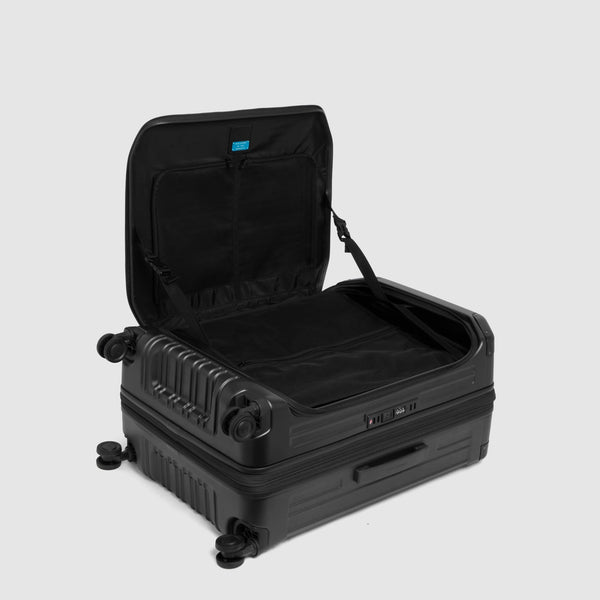 Medium size, 4 wheel suitcase with dual opening - 5