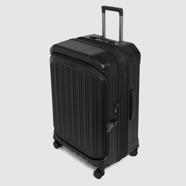 Medium size, 4 wheel suitcase with dual opening - 6