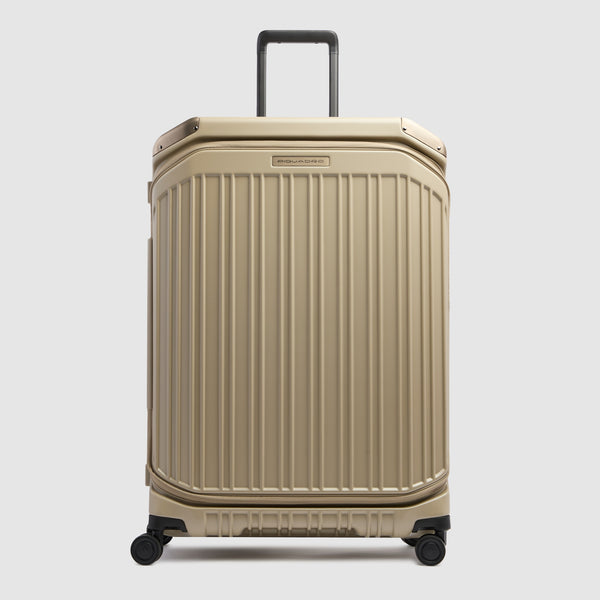 Large 4 wheel suitcase with dual opening - 1