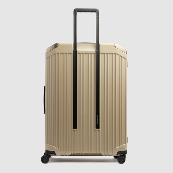 Large 4 wheel suitcase with dual opening - 3