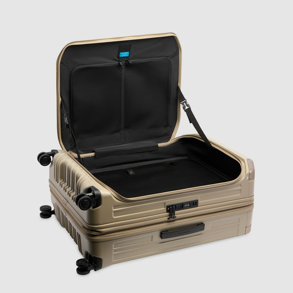 Large 4 wheel suitcase with dual opening - 4