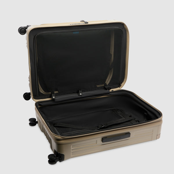 Large 4 wheel suitcase with dual opening - 6