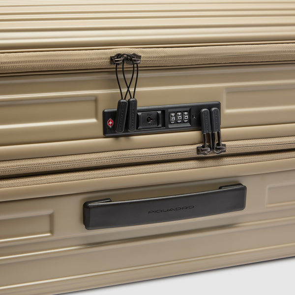 Large 4 wheel suitcase with dual opening - 7