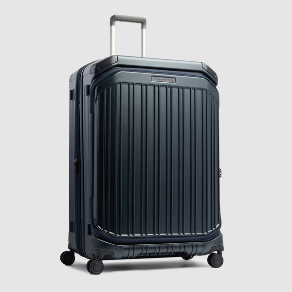 Large 4 wheel suitcase with dual opening - 2