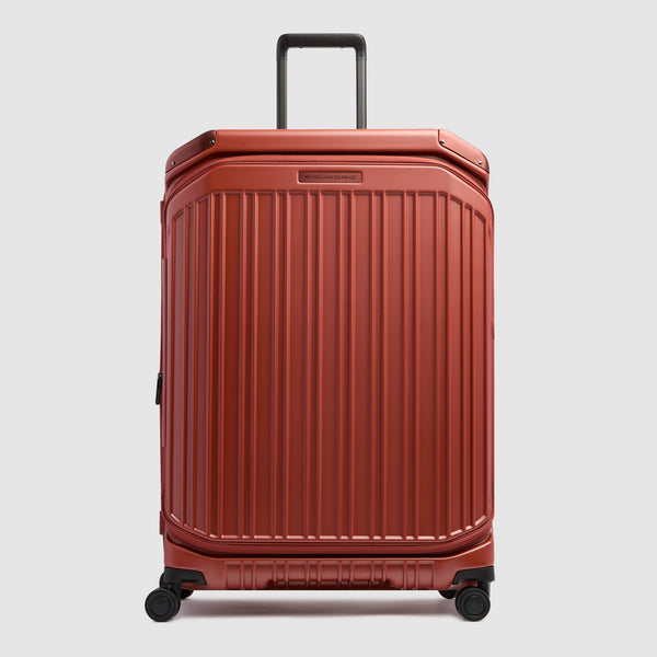 Large 4 wheel suitcase with dual opening - 1