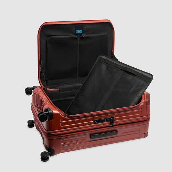 Large 4 wheel suitcase with dual opening - 6
