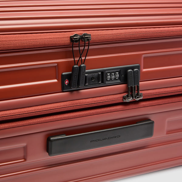 Large 4 wheel suitcase with dual opening - 8