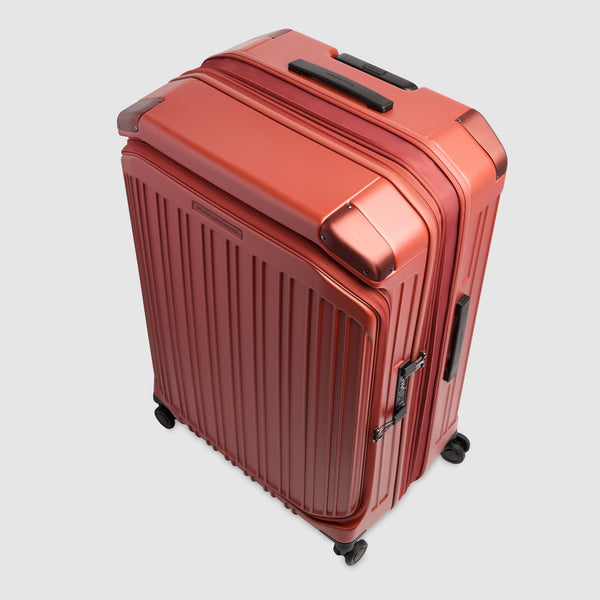 Large 4 wheel suitcase with dual opening - 10