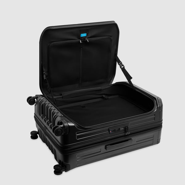 Large 4 wheel suitcase with dual opening - 4