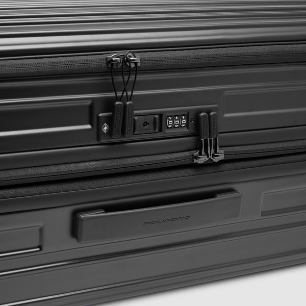 Large 4 wheel suitcase with dual opening - 7
