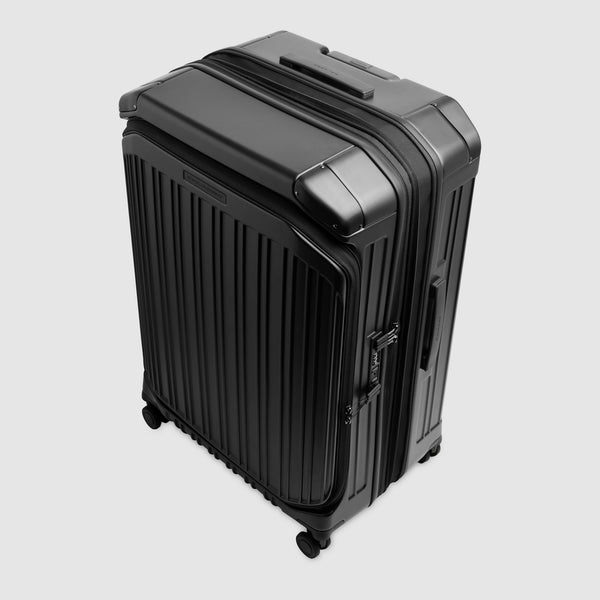 Large 4 wheel suitcase with dual opening - 9
