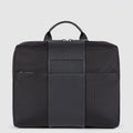 Hanging Toiletry Bag in Recycled Nylon and Leather