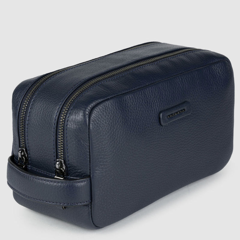 Trousse de toilette en cuir
