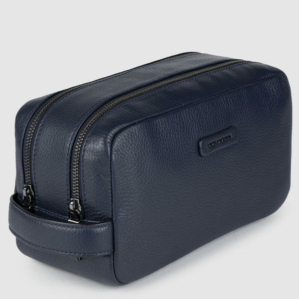 Trousse de toilette en cuir