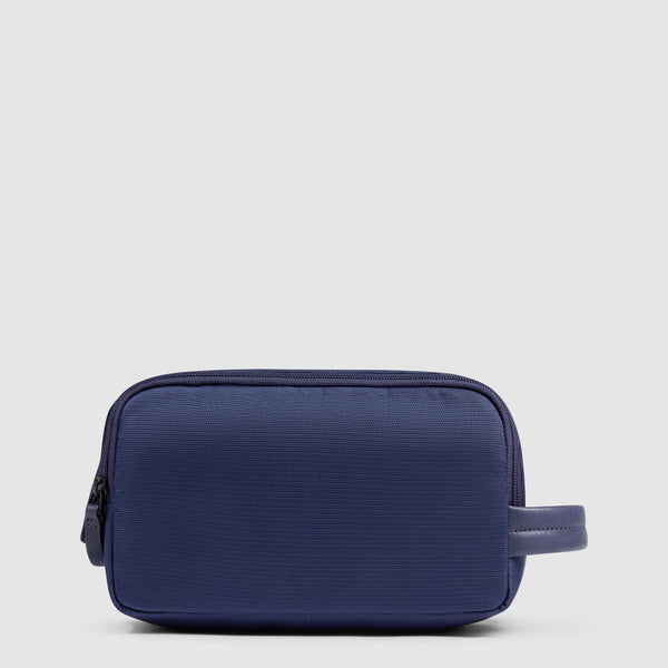 Beauty case uomo in tessuto riciclato 