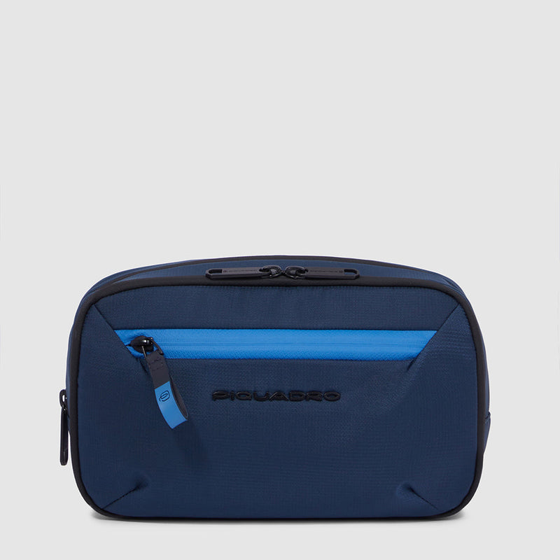 Piquadro Toiletry bag in recycled fabric