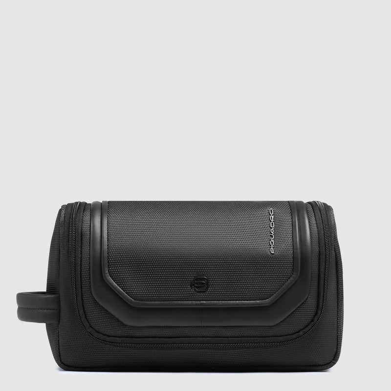 Beauty case in tessuto riciclato