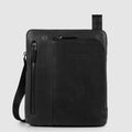 Men's Leather Crossbody Bag with iPad® Pocket