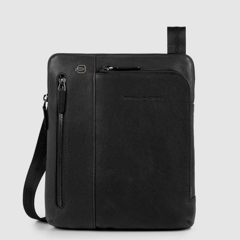 Men's Leather Crossbody Bag with iPad® Pocket - 7
