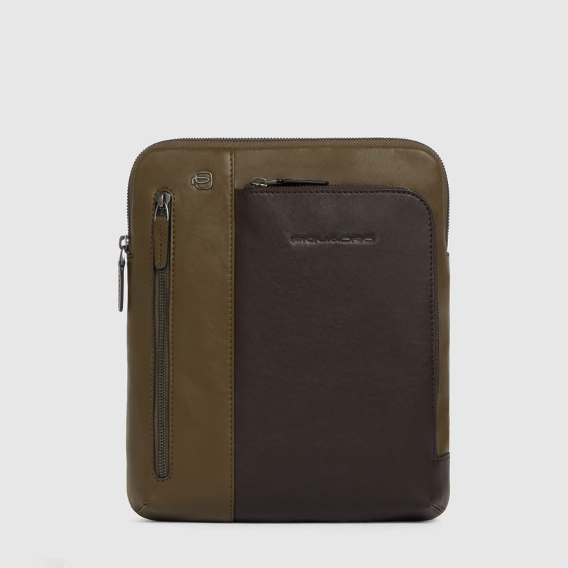 Men's Leather Crossbody Bag with iPad® Pocket