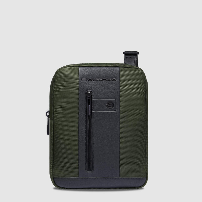 Men's Water-Resistant Crossbody Bag for iPad® - Forest green