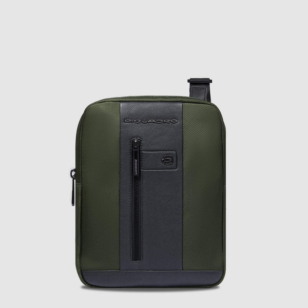 Men's Water-Resistant Crossbody Bag for iPad® - Forest green
