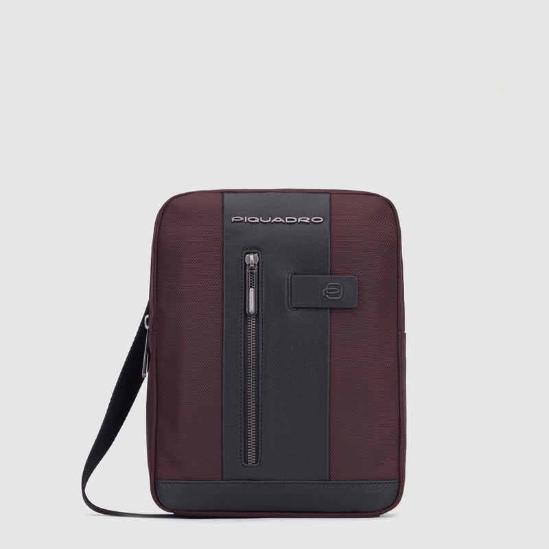 iPad® crossbody bag in recycled fabric