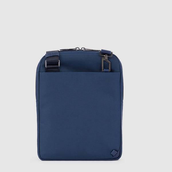 iPad® crossbody bag in recycled fabric