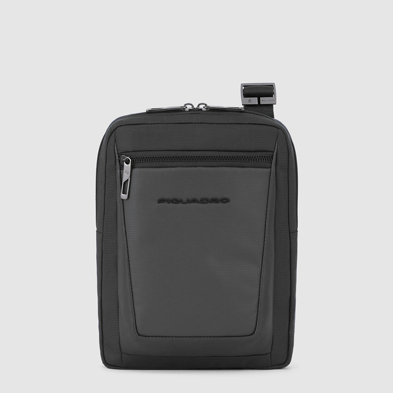 iPad® crossbody bag in recycled fabric