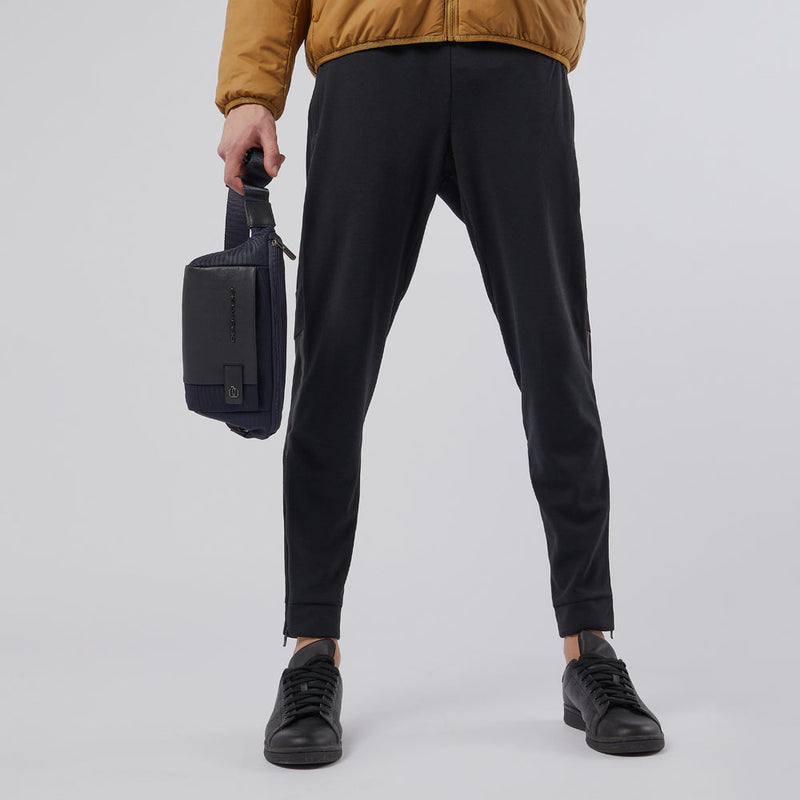 Sac banane en tissu recyclé et cuir