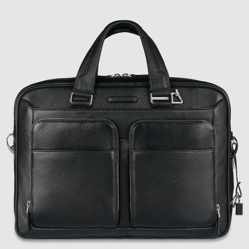 Slim portfolio computer briefcase with iPad®Air/Ai