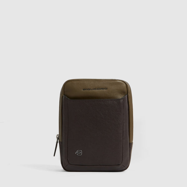 Men's Vertical Leather Crossbody Bag for iPad® mini - 1