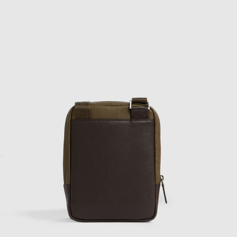 Men's Vertical Leather Crossbody Bag for iPad® mini