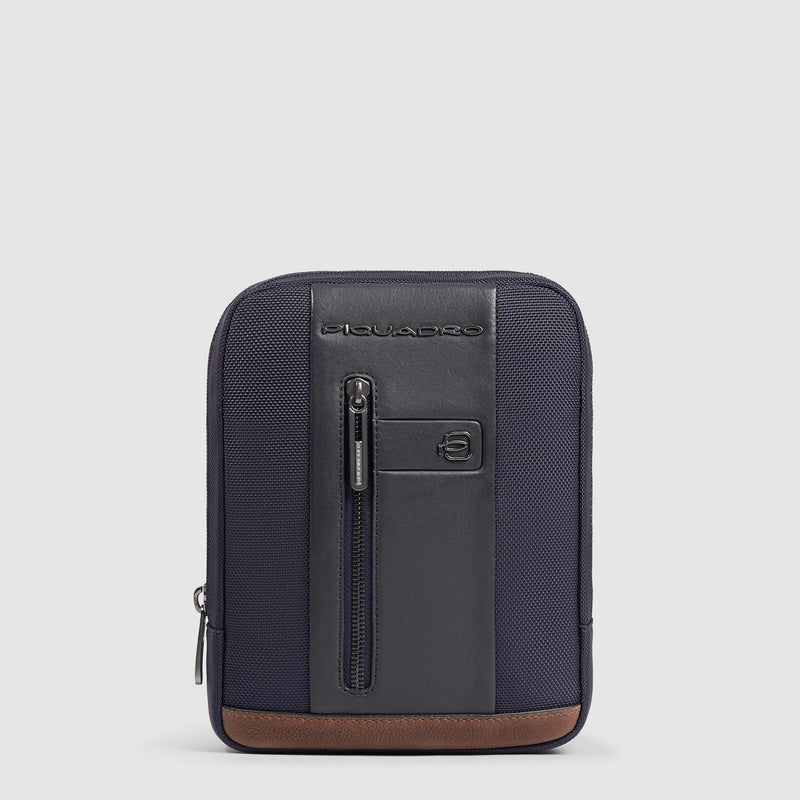 Men's crossbody bag in recycled textile - 28