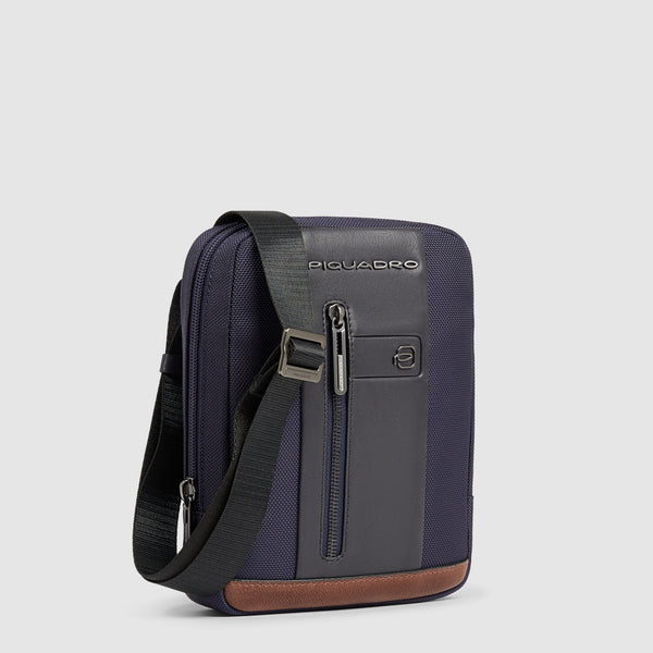 Men's crossbody bag in recycled textile - 2