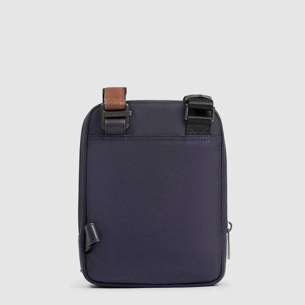 Men's crossbody bag in recycled textile - 4