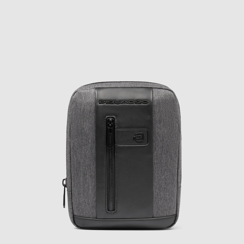 Men's crossbody bag in recycled textile - 30