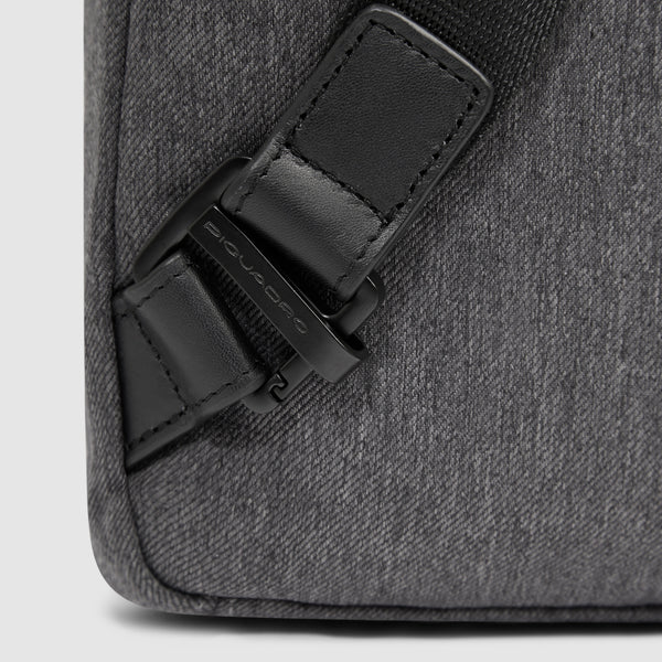 Men's crossbody bag in recycled textile - 7