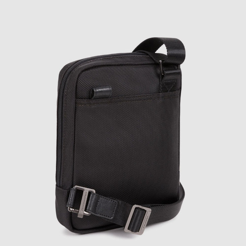 iPad®mini pocket crossbody bag in recycled fabric