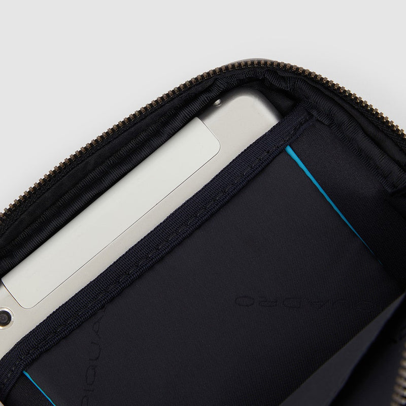 Pocket crossbody bag with iPad®mini compartment