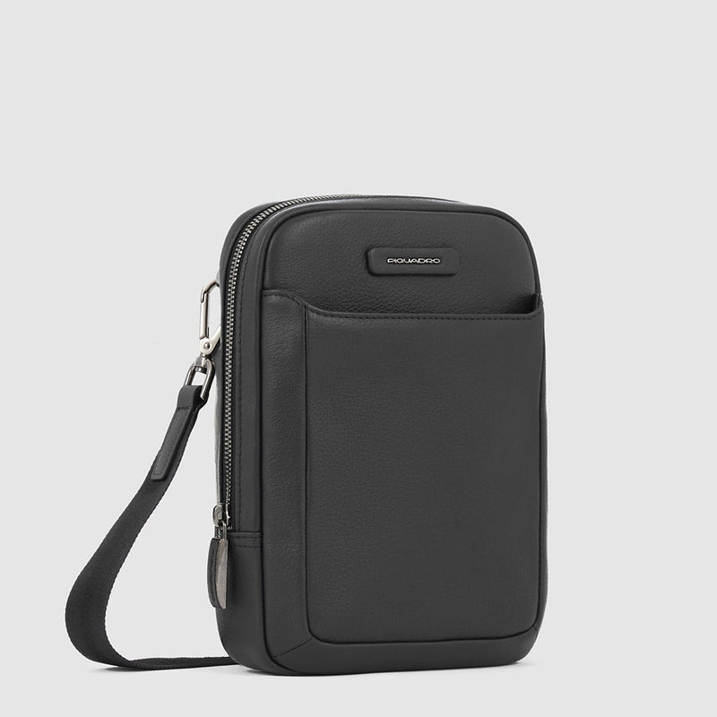 Pocket crossbody bag with iPad®mini compartment