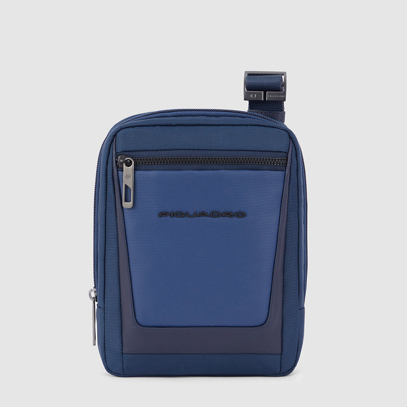 iPad®mini pocket crossbody bag in recycled fabric
