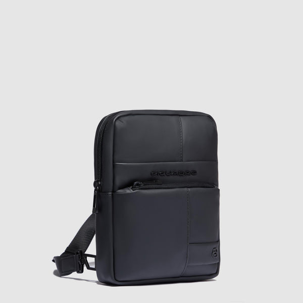 Water resistant men's crossbody bag
