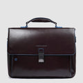 Expandable Leather Briefcase for 15.6" Laptop