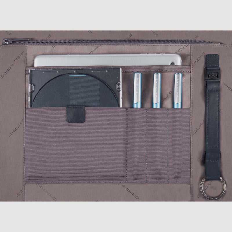 Flap-over, expandable computer bag 15"