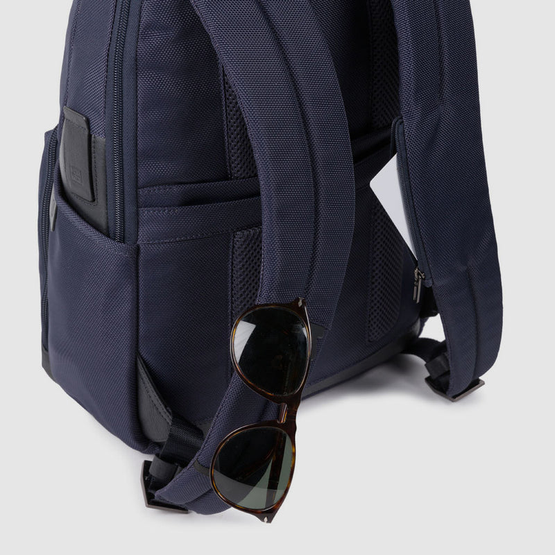Laptop 14" and iPad® backpack in recycled fabric