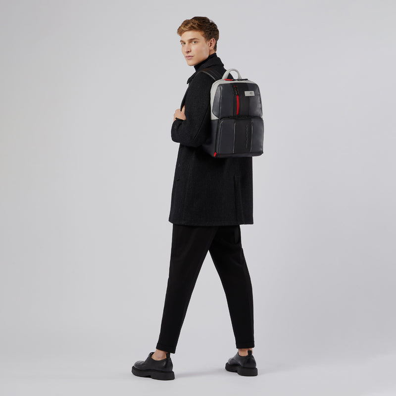 Computer backpack with iPad® compartment