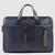 Computer portfolio briefcase with iPad® compartmen