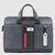 Computer portfolio briefcase with iPad® compartmen