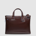 Sac fin pour ordinateur 15,6", extensible - Acajou